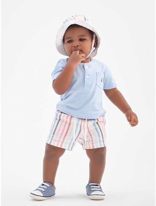 Gap Baby Linen-Cotton Outfit Set