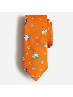 English silk tie in pattern