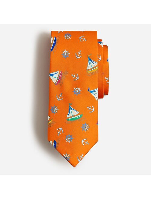 J.Crew English silk tie in pattern