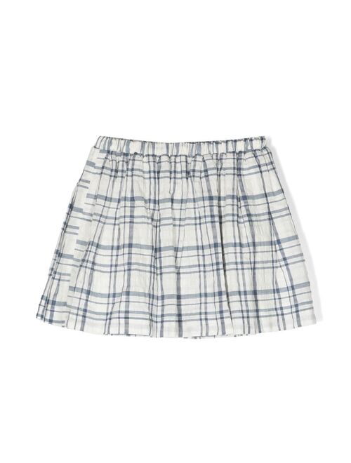 Bonpoint plaid print skirt