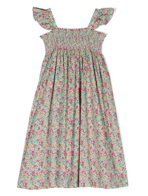 Bonpoint Alexandra floral-print smock dress