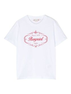 logo-print cotton T-shirt