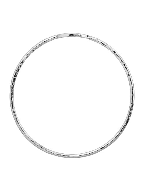 Silpada 'Karma' Open Circle Bangle Bracelet in Sterling Silver