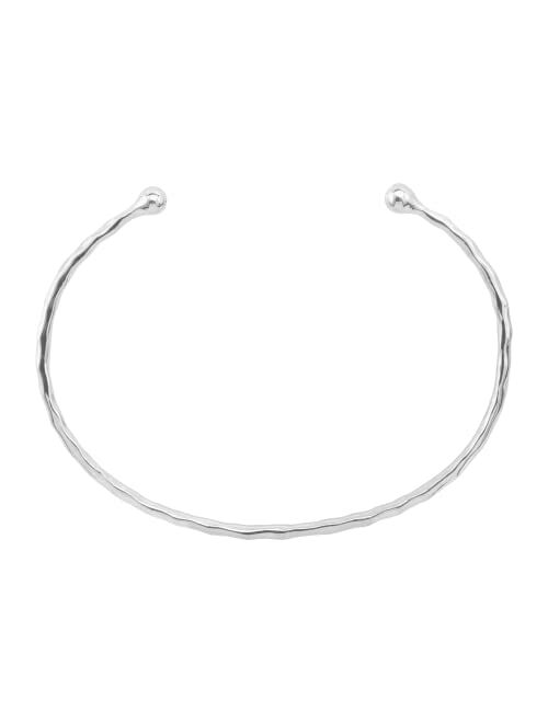 Silpada 'Tromso It Goes' Hammered Cuff Bracelet in Sterling Silver, 6"