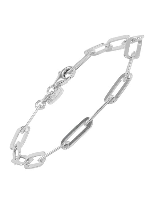 Silpada 'Falling Paperclips' Chain Bracelet in Sterling Silver, 7.25"