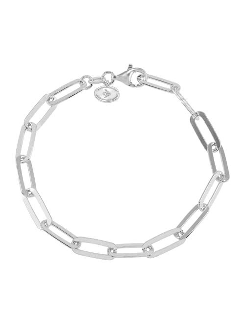 Silpada 'Falling Paperclips' Chain Bracelet in Sterling Silver, 7.25"