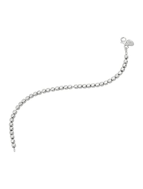 Silpada 'Cubic Bliss' Bead Bracelet in Sterling Silver, 7"