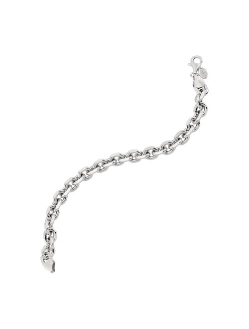 Silpada 'Linked Away' Chain Bead Bracelet in Sterling Silver, 7.5"