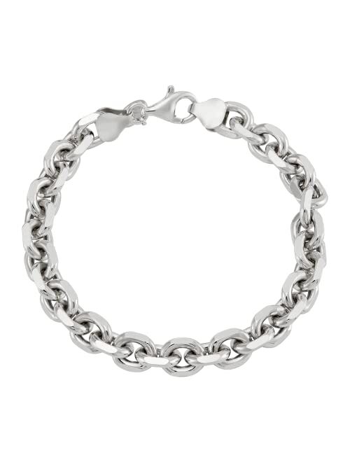 Silpada 'Linked Away' Chain Bead Bracelet in Sterling Silver, 7.5"