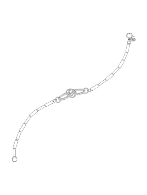 Silpada 'Together Forever' Chain Bracelet in Sterling Silver, 7.5"