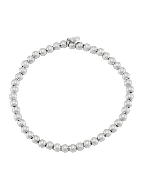 Silpada 'Beaded Circle' Bracelet in Sterling Silver, 6.25"