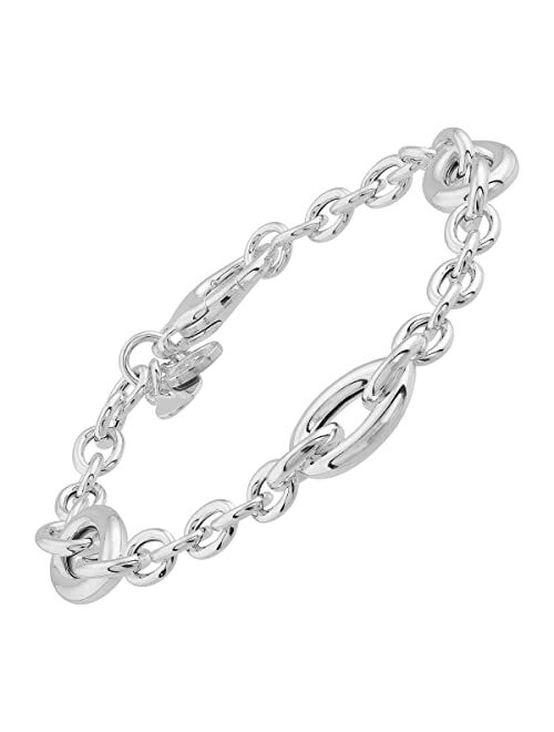 Silpada 'Trilogy of Hope' Link Chain Bracelet, 7.5"