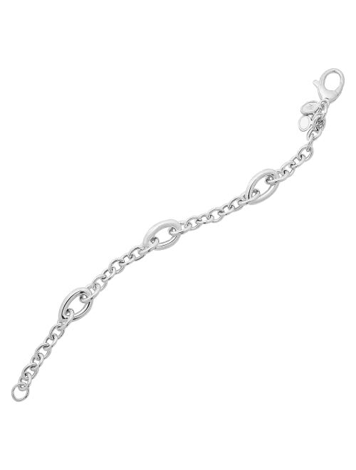 Silpada 'Trilogy of Hope' Link Chain Bracelet, 7.5"