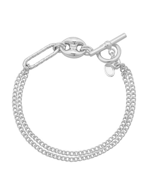 Silpada 'Riviera Link' Bracelet in Sterling Silver, 7.25"