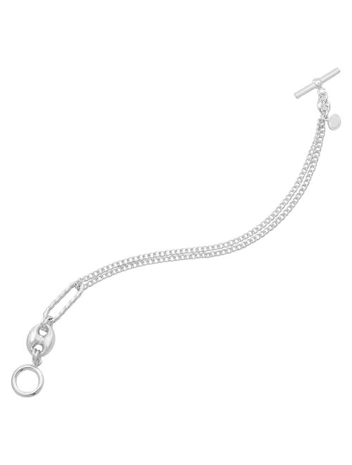 Silpada 'Riviera Link' Bracelet in Sterling Silver, 7.25"