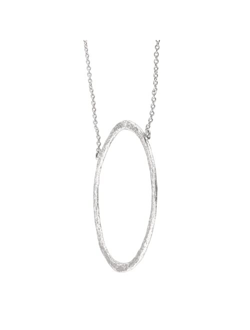 Silpada 'Duomo' Open Circle Pendant Necklace in Sterling Silver