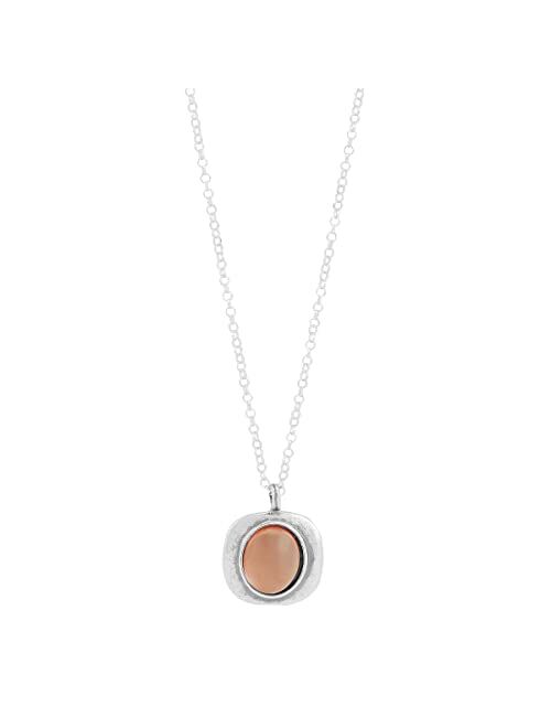 Silpada 'Mesmerize' Quartz Doublet Pendant Necklace in Sterling Silver, 18" + 2"