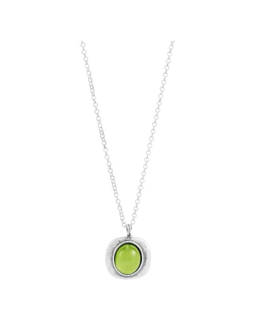 Silpada 'Mesmerize' Quartz Doublet Pendant Necklace in Sterling Silver, 18" + 2"