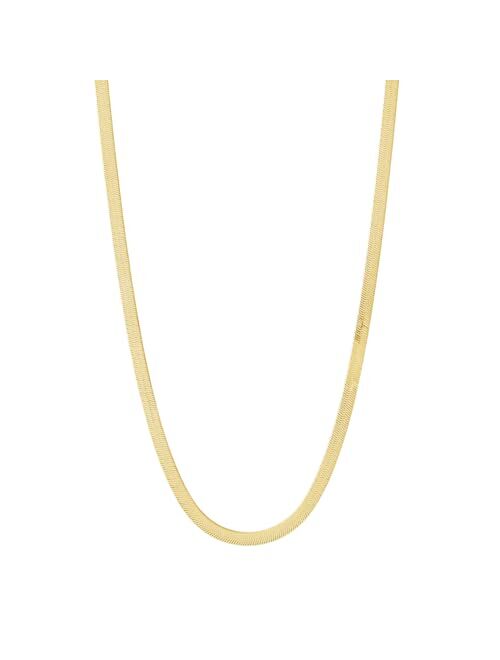 Silpada 'Right As Rain' Herringbone Chain Necklace in Sterling Silver, 16" + 2"