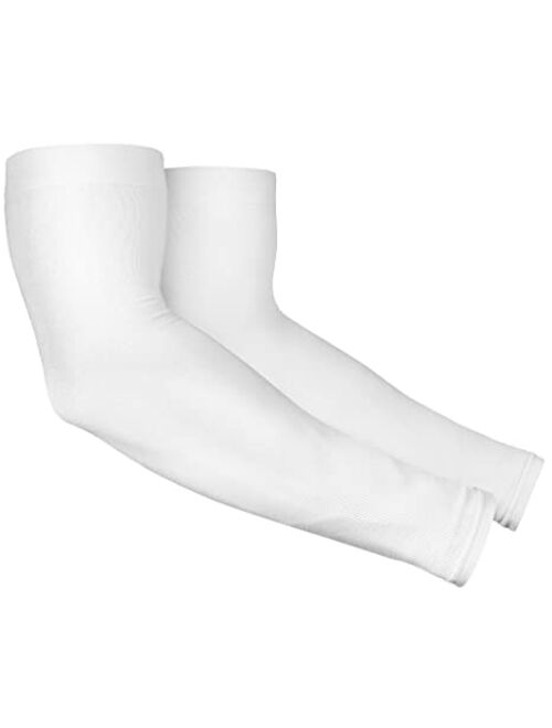 Tough Outdoors Sun Protection Arm Sleeves for Men & Women - UV Sleeves - Sun Sleeves for Golf - Cycling & Football Sleeves