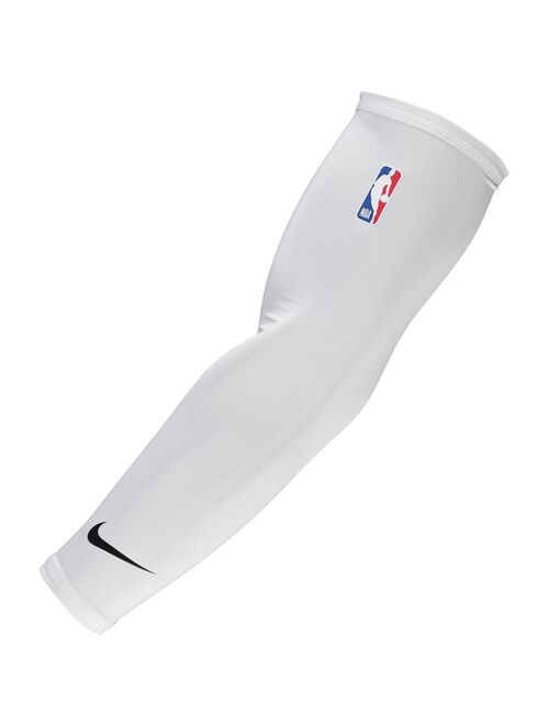 NIKE Men's White Nba 2.0 Performance Shooter Sleeve