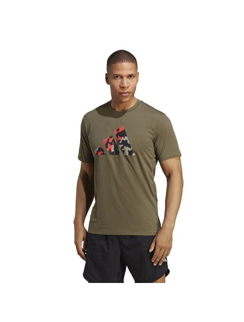 Men's adidas Train Essentials Seasonal Logo Training Tee