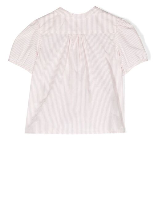 Bonpoint Adele button-front striped blouse