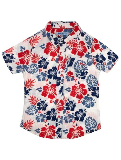 Tommy Bahama Boys Woven Button-Down Shirt, Woven Button Down Shirt for Boys