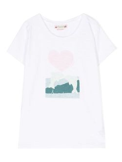 graphic-print cotton T-shirt