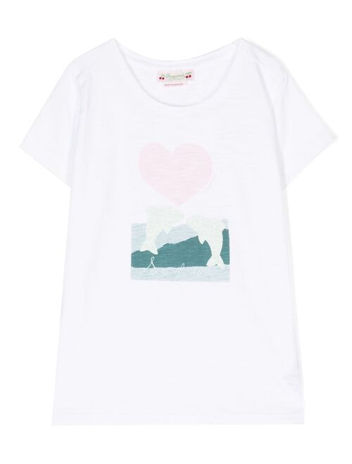 Bonpoint graphic-print cotton T-shirt