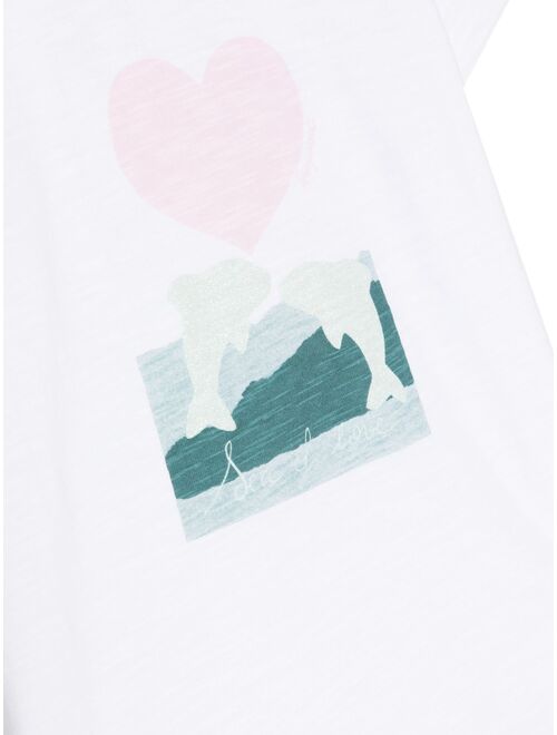 Bonpoint graphic-print cotton T-shirt