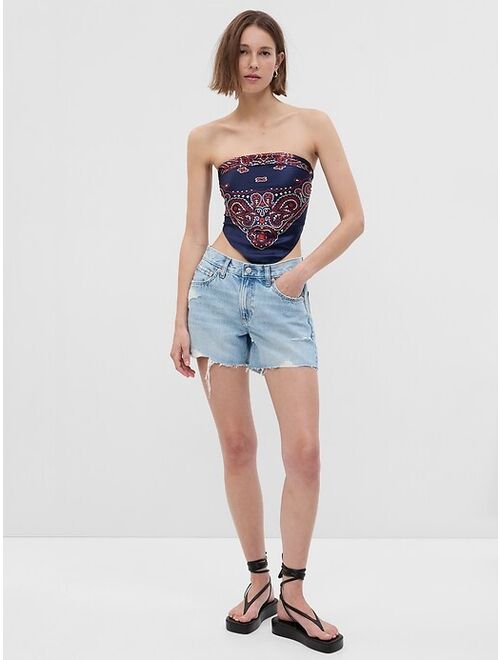 Gap 4" Low Rise Stride Denim Shorts with Washwell