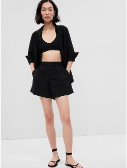 Eyelet Pull-On Shorts