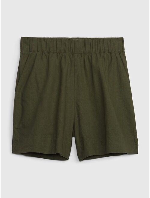 Gap Linen-Blend Pull-On Shorts