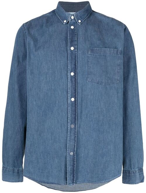 Wood Wood Andrew classic denim shirt