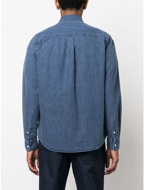 Wood Wood Andrew classic denim shirt