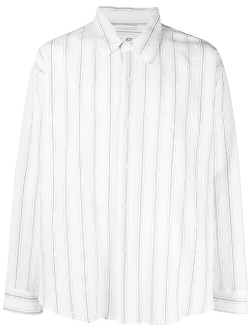 mfpen striped long-sleeve shirt