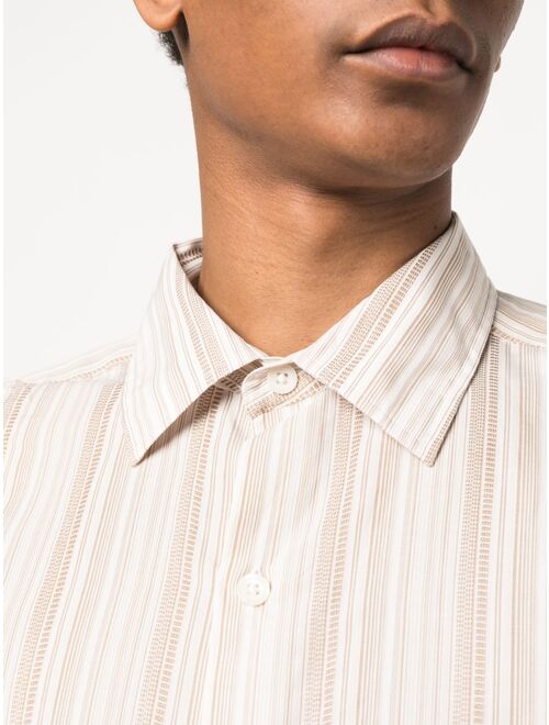 mfpen striped long-sleeve shirt