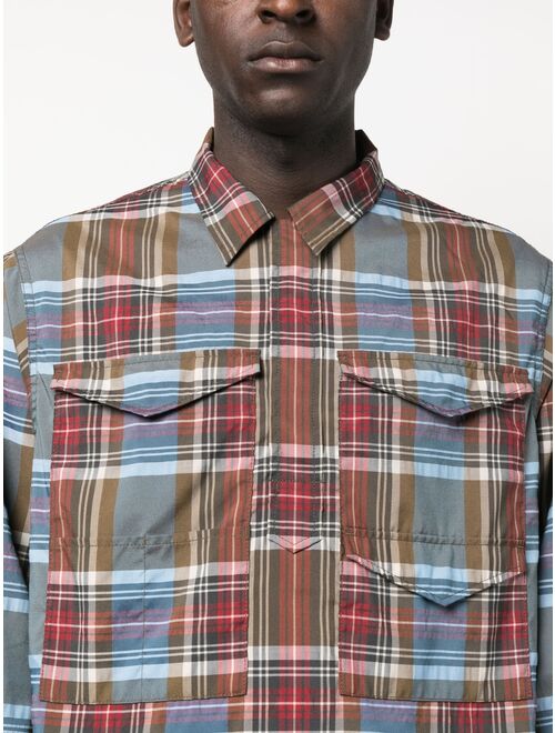 BEAMS PLUS plaid check-pattern shirt