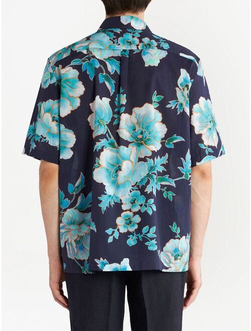 ETRO floral-print short-sleeve shirt