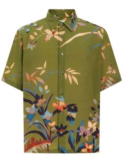 ETRO floral-print silk shirt