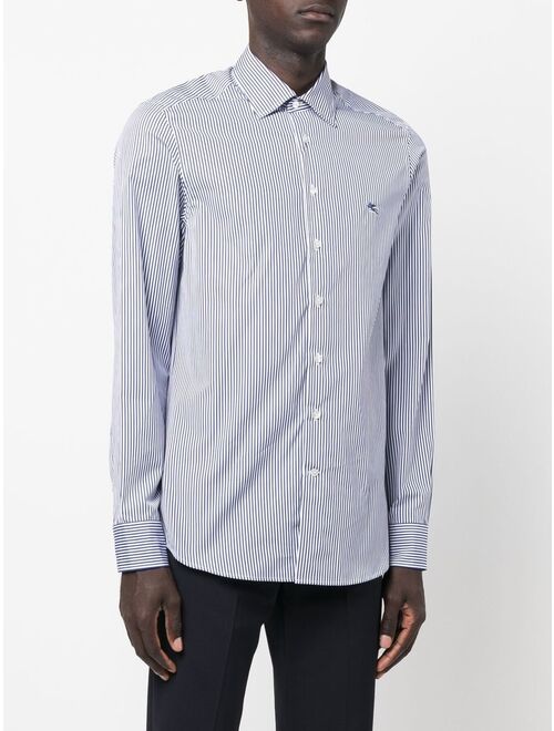 ETRO striped long-sleeve shirt