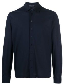 Herno spread-collar cotton shirt