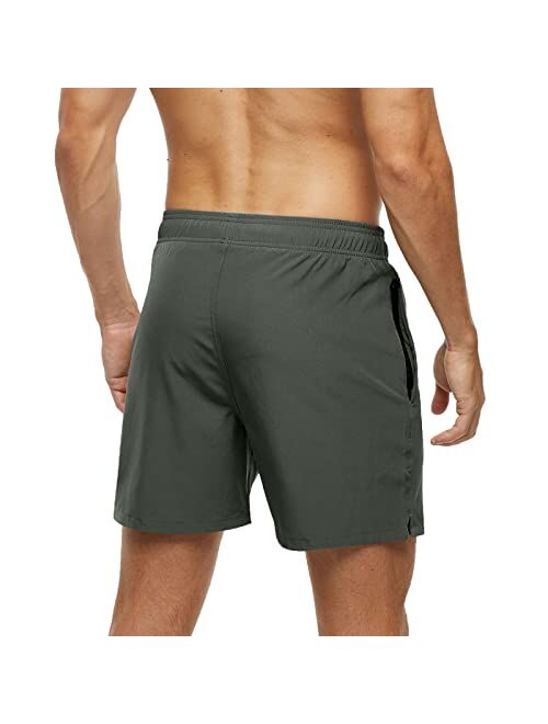 Blaosn Mens Swimming Trunks Swim Shorts Gym Athletic Workout Running Sports Golf Lounge Clothes Casual Summer Beach