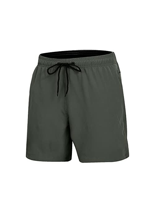 Blaosn Mens Swimming Trunks Swim Shorts Gym Athletic Workout Running Sports Golf Lounge Clothes Casual Summer Beach