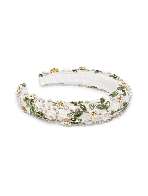 Jennifer Behr Elowen floral-bead headband