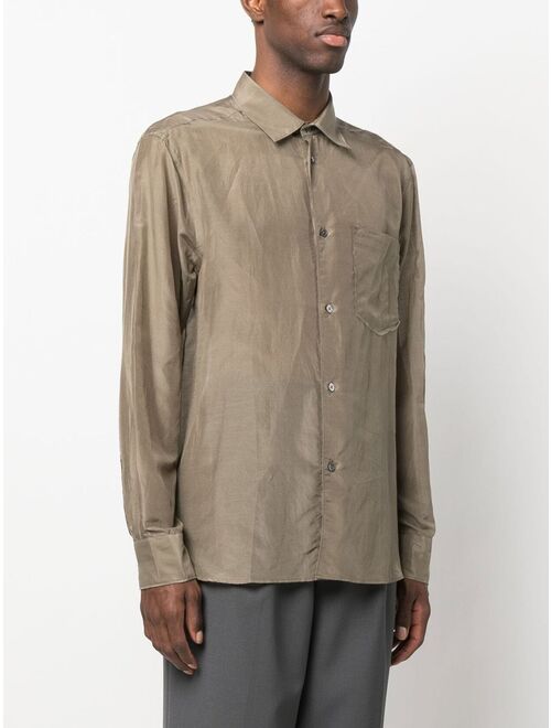 Berner Kuehl long-sleeve chest-pocket shirt