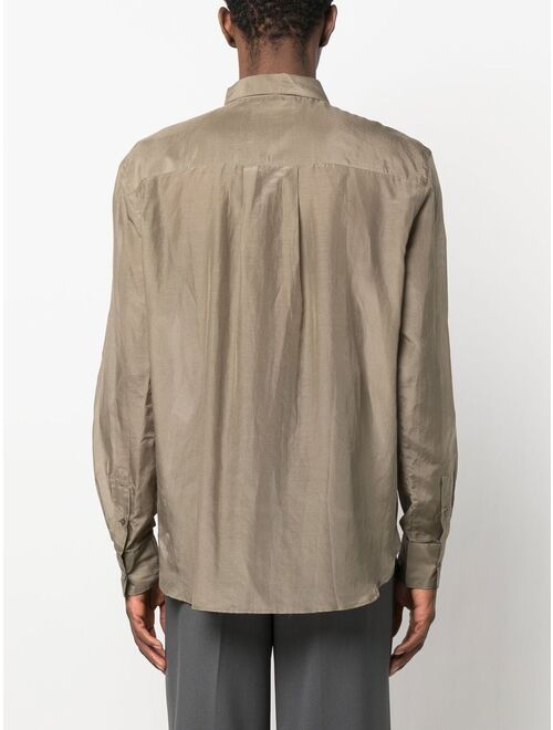 Berner Kuehl long-sleeve chest-pocket shirt