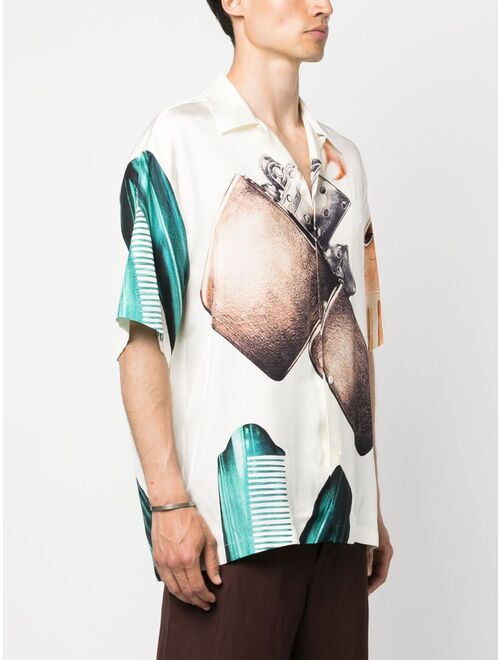 Jil Sander graphic-print short-sleeve shirt