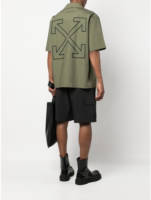 Off-White logo-print short-sleeve shirt